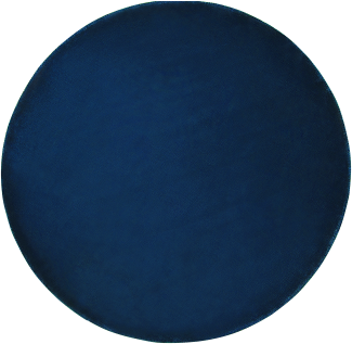 Teppich marineblau ⌀ 140 cm Kurzflor GESI II