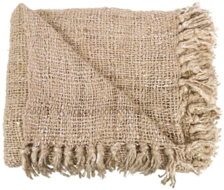 Das S'il Vous Plaid - Beige - Beige - 130x170x3.5cm