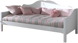 Kojenbett Kamila 211x97x95 Kinderbett MDF Weiß