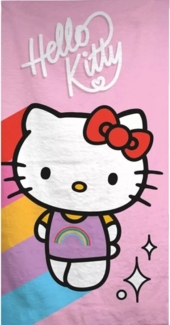 Hello Kitty Strandtuch 140x70 cm Weiches Badehandtuch für Fans