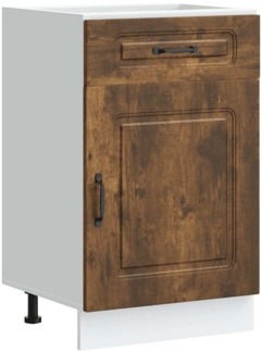 vidaXL Küchenunterschrank Kalmar Räuchereiche Holzwerkstoff 853482