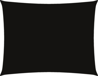vidaXL Sonnensegel Oxford-Gewebe Rechteckig 6x8 m Schwarz 135773
