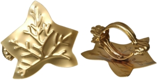Liedeco Dekoklammer Blatt, Gardinen, Vorhänge, (Packung, 2-St), für Gardinen, Vorhänge