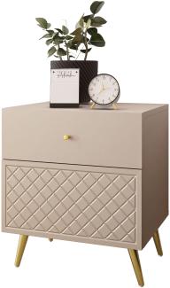 Nachttisch Temerra 2SZ (Farbe: Sandbeige)