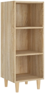 Sideboard Sonoma-Eiche 34,5 x 32,5 x 90 cm Holzwerkstoff [812378]