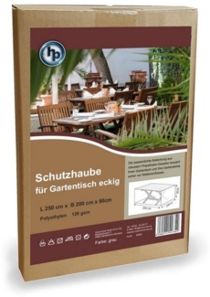 HP Schutzhaube Sitzgruppe Gartentisch PE Gewebe grün 250 x 200 x 80cm