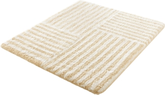 Kleine Wolke Badteppich Chelsea in Sandbeige mit 55x65 cm
