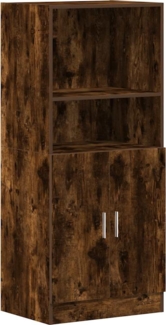vidaXL Küchenschrank Räuchereiche 57x41,5x131,5 cm Holzwerkstoff 860125