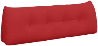 vidaXL Rücken Kissen Rot 140 x 24 x 50 cm Stoff 42014511