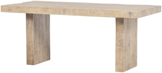 Basiclabel Esstisch Balk aus Mangoholz 180x90x76 cm, Natur