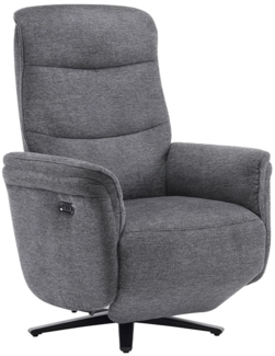 Relaxsessel Andy / LBYU-C-007-Single-1820-36, Stoff, Grau, 71 x 108 x 89 cm