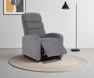 Home affaire Relaxsessel BERVILLE, TV-Sessel, Ruhesessel mit Schlaffunktion, Webstoff, Liegesessel mit manueller Relaxfunktion