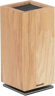 Hanseatic Magnet-Messerblock hanseatic PREMIUM, Messerblock aus Holz (1tlg), elegantes Design, herausnehmbarer Borsteneinsatz, 360-Grad-drehbar