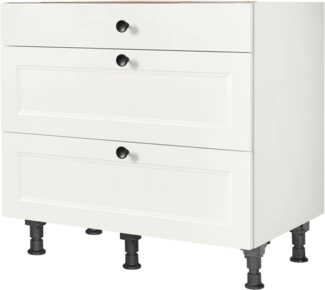 nobilia® Kochfeldumbauschrank "Cascada", vormontiert, mit Schubkasten und Auszügen, in den Breiten 60 und 90 cm
