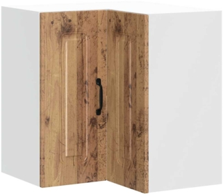 vidaXL Küchen-Eckhängeschrank Kalmar Altholz-Optik Holzwerkstoff 853625