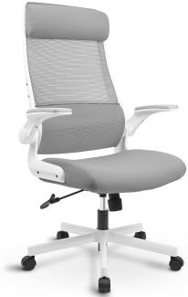 MELOKEA Bürostuhl Ergonomisch: Grau