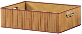 Kesper Aufbewahrungsbox Bambus-Aufbewahrungsbox mit Deckel, umweltfreundliche Ordnungslösung (Einzelnes Aufbewahrungsset, ideal für vielseitige Anwendungen, Enthält eine rechteckige Bambus-Aufbewahrungsbox), Rechteckige Form, nachhaltiger Bambus, natür...