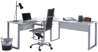 moebel-dich-auf Schreibtisch TABOR WINKELSCHREIBTISCH (Schreibtisch, 1-St, Winkelschreibtisch in 2 Farbvarianten), wechselseitig montierbar - Made in Germany