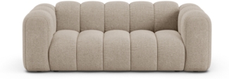 Micadoni Sofa Lupine 2-Sitzer Chenille Eden Dunkelbeige