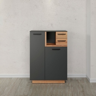 INOSIGN Kommode Premont (1 St), Maße B/H/T ca.: 80/113/40 cm, Soft-Close, Garderoben/Schuhschrank