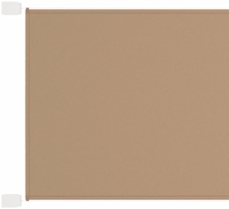 vidaXL Senkrechtmarkise Taupe 60x1200 cm Oxford-Gewebe 148401