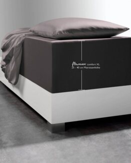 fleuresse Spannbettlaken Comfort XL, Mako-Jersey, Gummizug: rundum, (1 Stück), Mako-Jersey, für Matratzen bis 40 cm Höhe, Bettlaken, Spannbetttuch