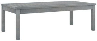 vidaXL Couchtisch 100x50x33 cm Grau Massivholz Akazie 311828