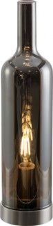 Tischlampe Wohnzimmer Tischleuchte Glas rauch Flasche 50090102