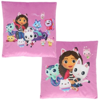 Gabby's Dollhouse Kissen Velours Kissen Ideal als Dekokissen