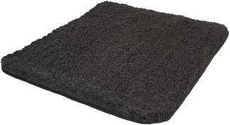 Kleine Wolke Trend Badteppich, Polyester, Grau, 1 cm cm, 55 x 65 cm