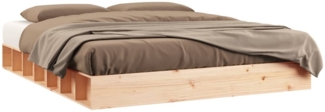 vidaXL Massivholzbett 140x200 cm 820676
