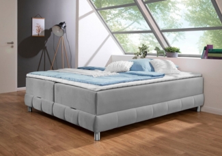INOSIGN Boxspringbett Vaasa, für Dachschrägen geeignet, inkl. Bettkasten und Topper