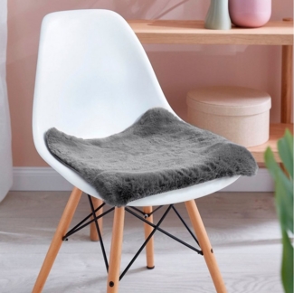 LUXOR living Stuhlkissen Sitzauflage Novara, Kunstfell, rund oder eckig, sehr weich, auch als 4er Set bestellbar