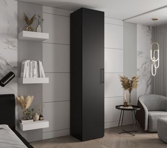 ABIKS MÖBEL Drehtürenschrank INOVA 3 Schlafzimmerschrank mit Kleiderstange und Regalen