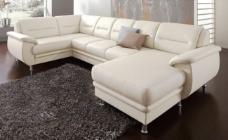 sit&more Wohnlandschaft Mailand U-Form, B: 312 cm, optional Bettfunktion