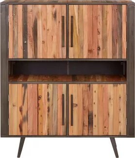 Highboard Nordic mit 4 Türen, 130 cm