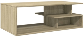 Couchtisch, Sofatisch Sonoma-Eiche 102x55x35 cm Holzwerkstoff