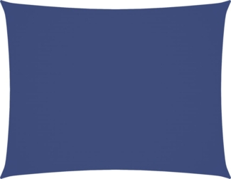 vidaXL Sonnensegel Oxford-Gewebe Rechteckig 5x7 m Blau 135550
