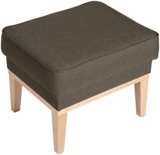 Hocker Kagami Bezug Flachgewebe Buche natur / sahara 21166