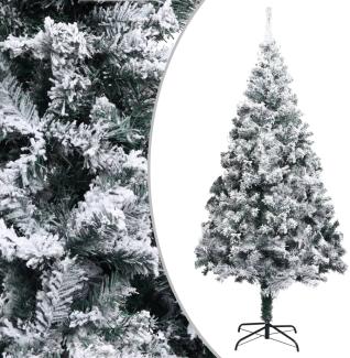 vidaXL Künstlicher Weihnachtsbaum mit Schnee Grün 240 cm PVC 320966