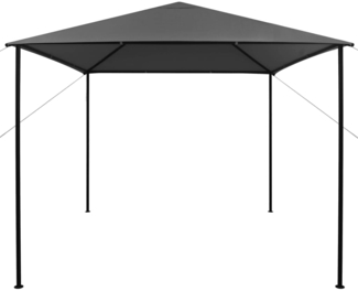 vidaXL Pavillon 3x3 m Anthrazit Stoff und Stahl 180 g/m² 312240
