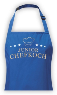Youth Designz Kochschürze Kinder Schürze Junior Chefkoch Print Grillparty Statment Geschenk, mit lustigem Spruch & Logo Aufdruck für Jungen
