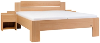 Doppelbett Gardo geölt aus Buche 200 x 220 cm