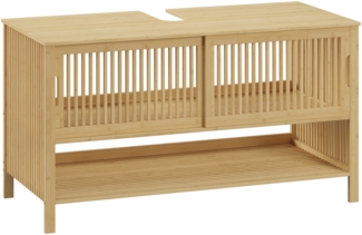 Bellamio 'Sava' Badezimmer-Waschbeckenunterschrank, natur, mit 2 Türen