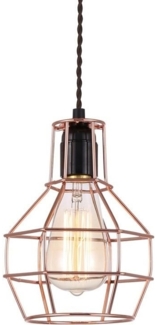 Italux Perifo industrielle klassische Kupfer-Pendelleuchte (MDM-2272/1 BK+COP)