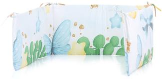 Chipolino Babynest Bumper 180 x 30 cm Bettumrandung Nestchen aus 100% Baumwolle grün