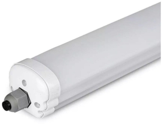 V-TAC Außen-Wandleuchte LED Feuchtraumleuchte Wannenleuchte Kellerleuchte 60cm 120cm 150cm, Neutralweiß, 48 Watt, 150 x 6,5 x 5,8 cm (LxBxH), Neutralweiß, 5760 Lumen
