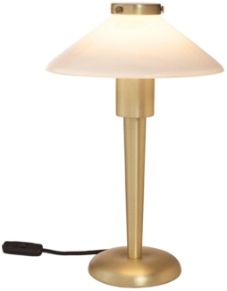 PR Home 3163410 Tischleuchte August Messing Opal 34cm