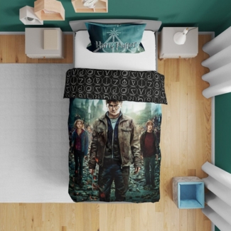 texpot Bettwäsche Bettwäsche Harry Potter Garnitur, Baumwolle, 2 teilig