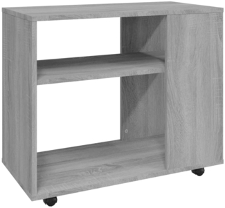 vidaXL Beistelltisch Grau Sonoma 70x35x55 cm Holzwerkstoff 815106